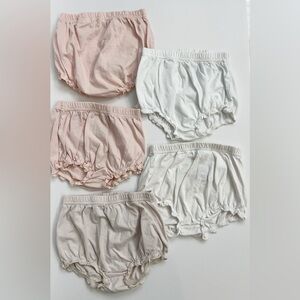 H&M Organic Cotton Bloomers Bundle (5) - Neutrals - Size 3T / 2-3Y